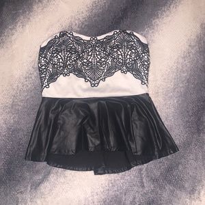 Womens Strapless Top